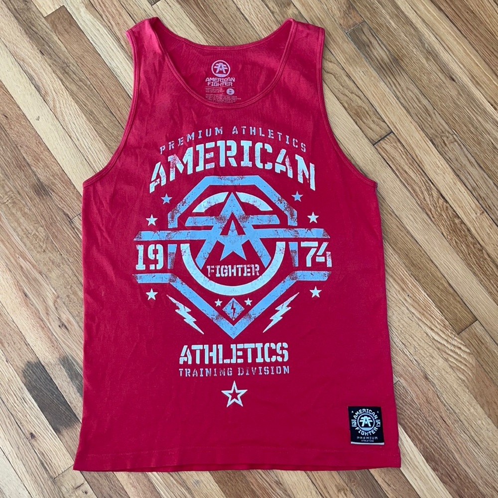 Red American Fighter Tank